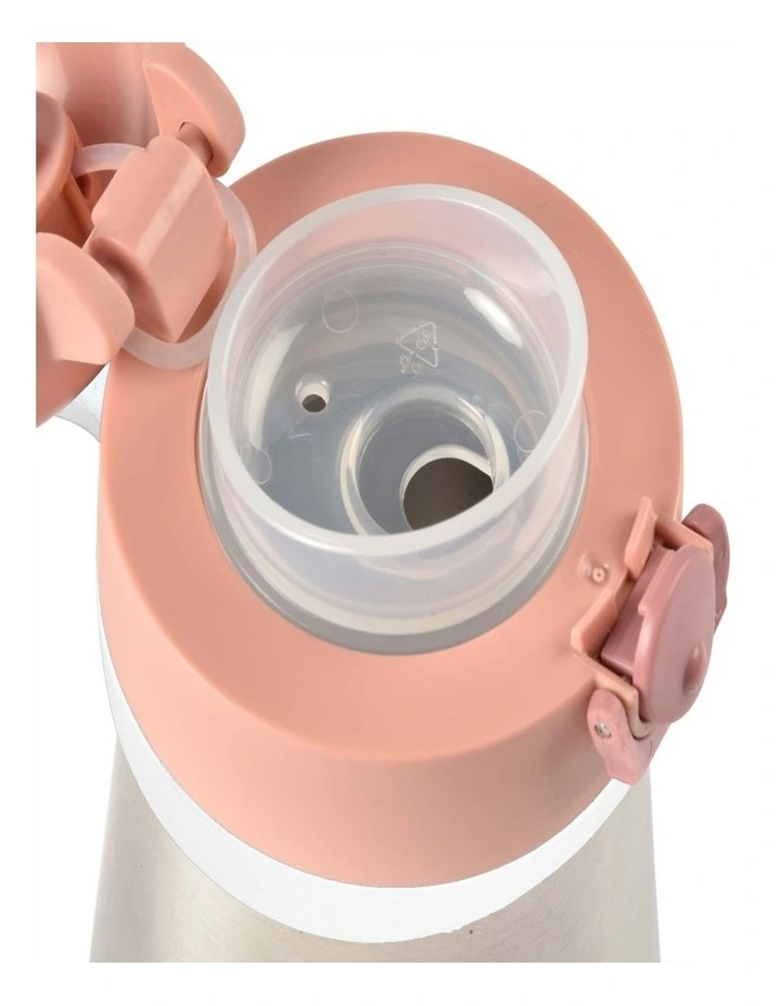 Stainless Steel Spout Bottle 350ml - Pink image 3