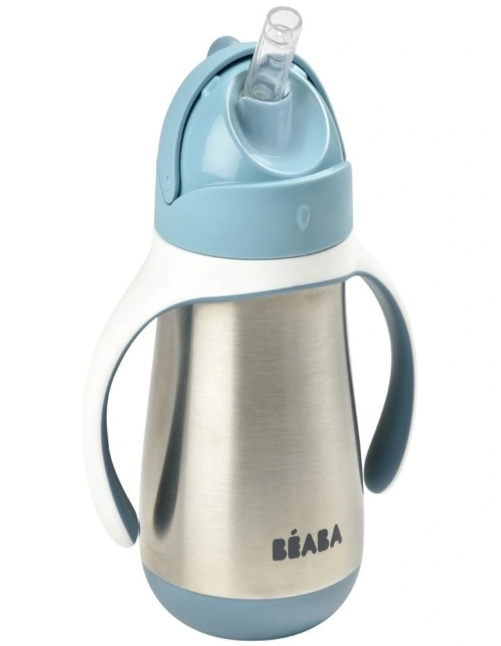 Stainless Steel Straw Cup 250ml - Windy Blue image 1