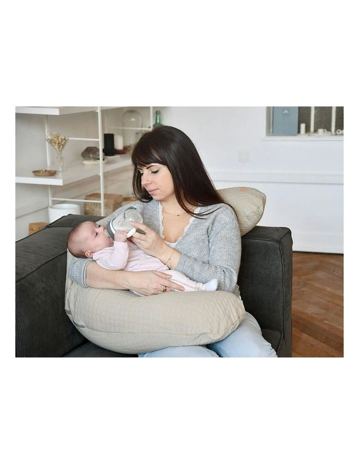2 in 1 Bottle to Sippy Learning Cup 210ml - Mineral Grey image 2