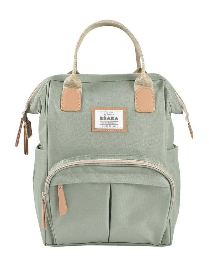 Wellington Nappy Bag Backpack - Sage Green image 1
