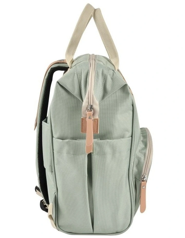 Wellington Nappy Bag Backpack - Sage Green image 4