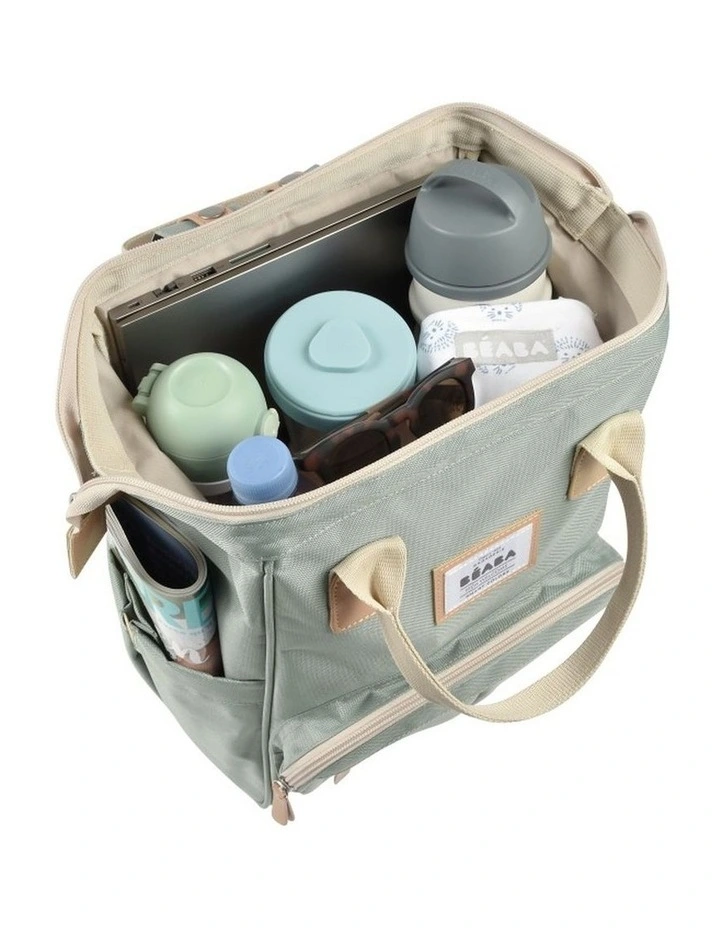 Wellington Nappy Bag Backpack - Sage Green image 5