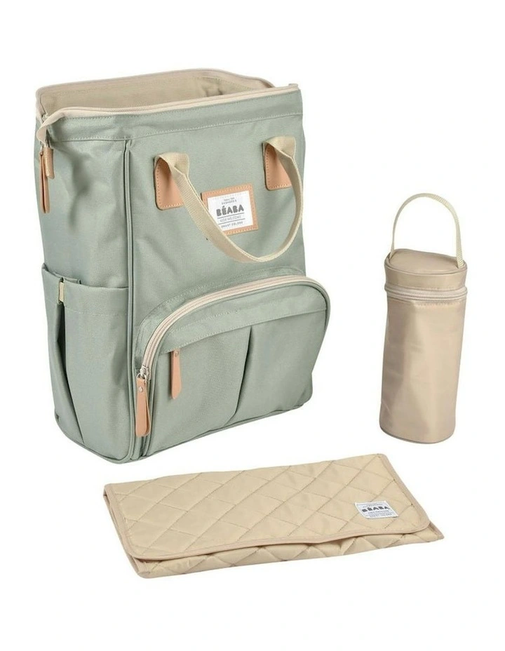 Wellington Nappy Bag Backpack - Sage Green image 5