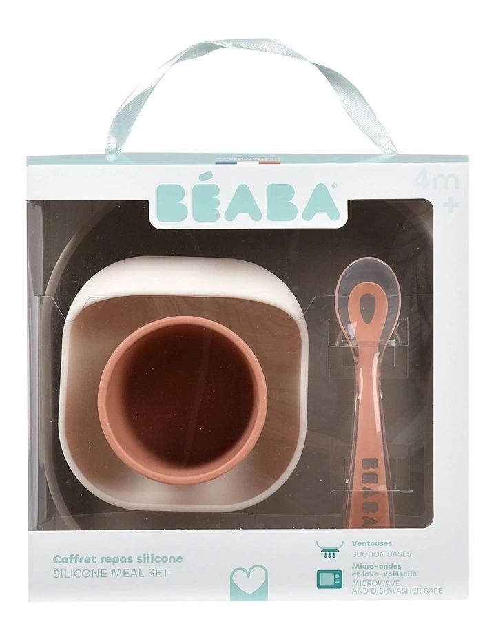 Silicone Suction Meal Set - Terracotta image 5
