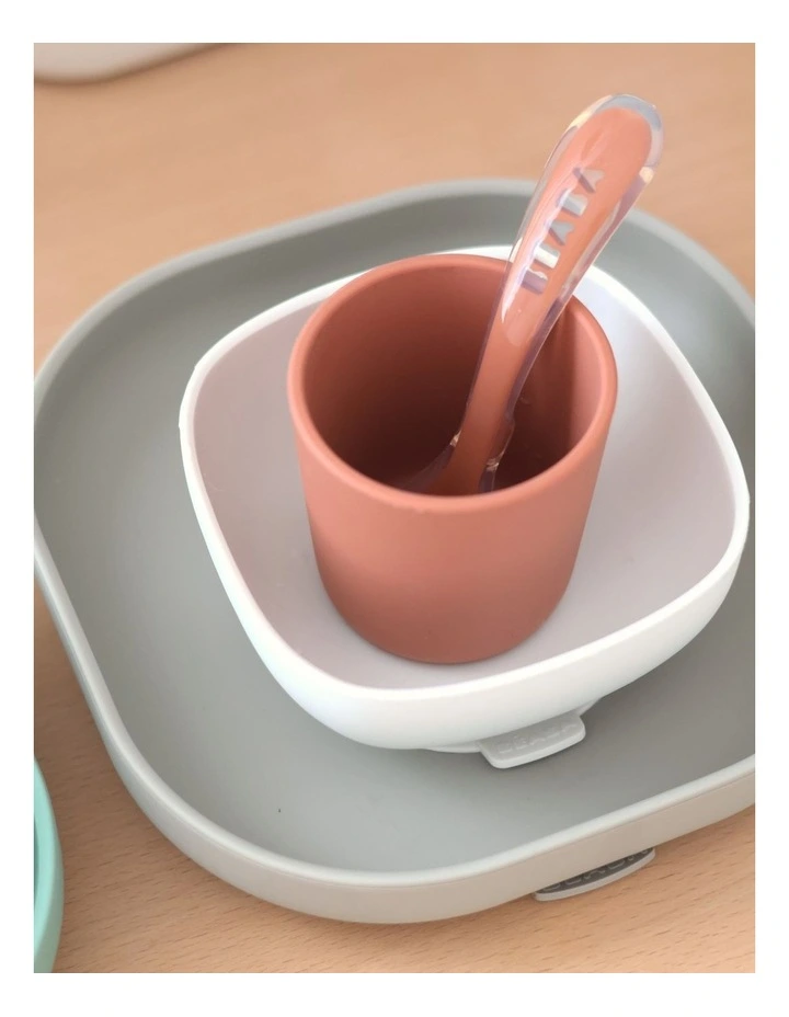 Silicone Suction Meal Set - Terracotta image 7