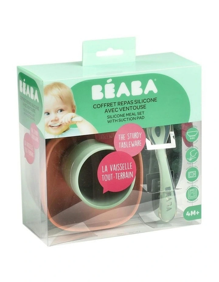 Silicone Suction Meal Set - Mineral Grey image 6