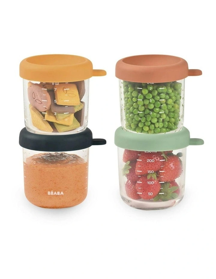 Glass Jars 250ml - 4 Pack image 2