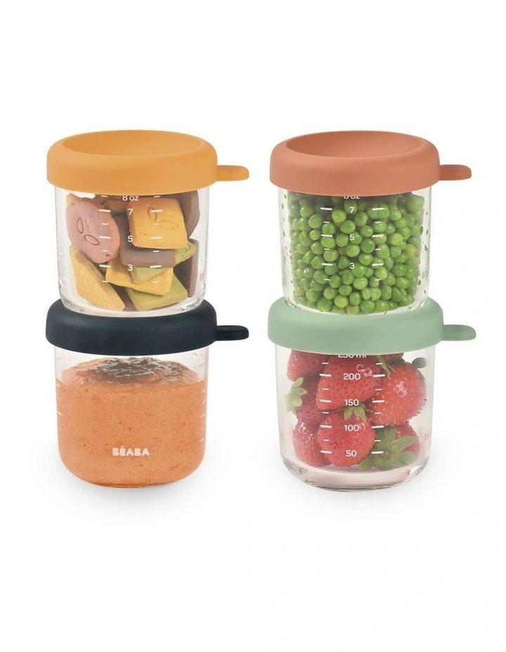 Glass Jars 250ml - 4 Pack image 3