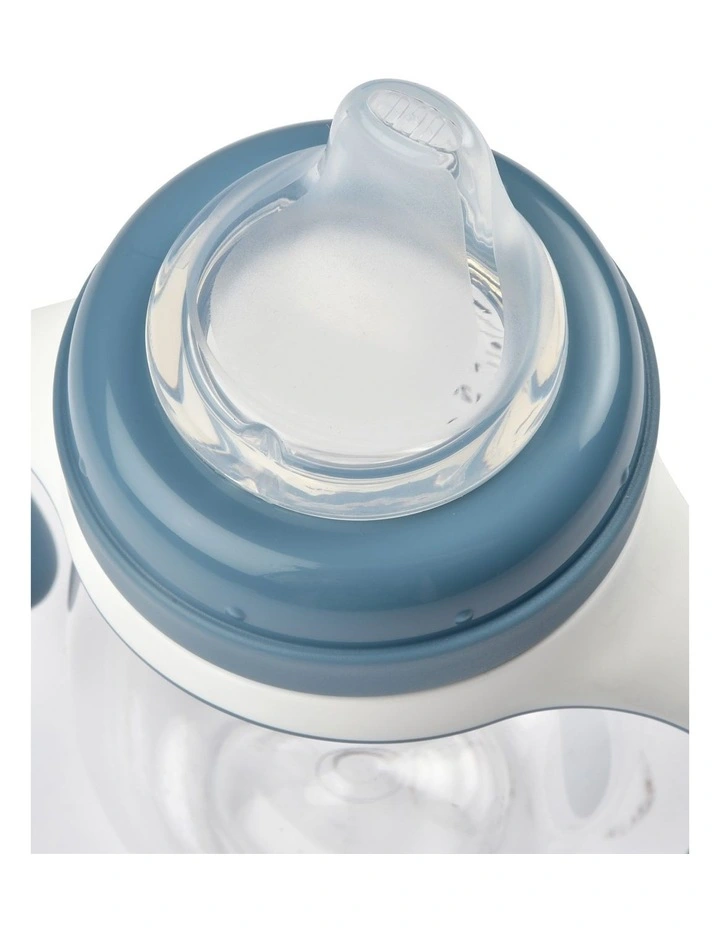 2 in 1 Bottle to Sippy Learning Cup 210ml - Windy Blue image 3
