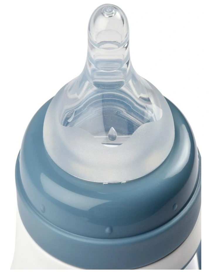 2 in 1 Bottle to Sippy Learning Cup 210ml - Windy Blue image 4