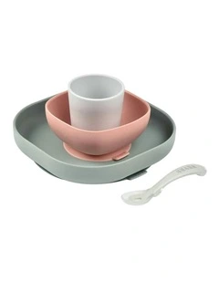 Silicone Suction Meal Set - Eucalyptus