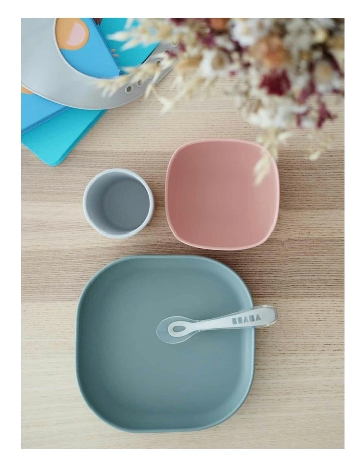 Silicone Suction Meal Set - Eucalyptus image 3
