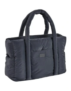 Paris Puffy Nappy Bag - Dark Grey