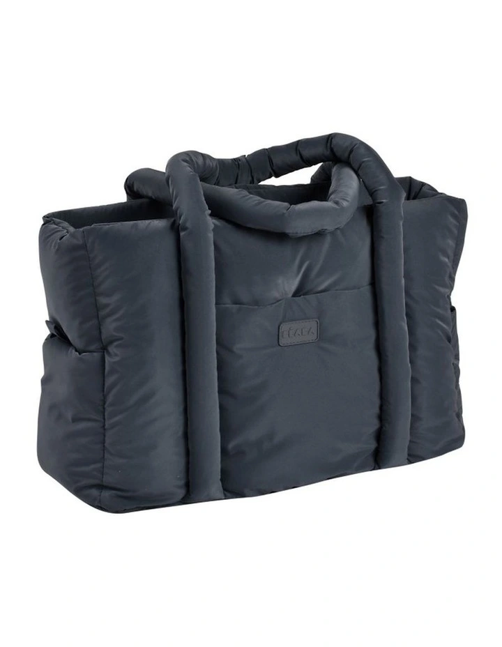 Paris Puffy Nappy Bag - Dark Grey image 3