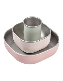 Stainless Steel Meal Set - Clay