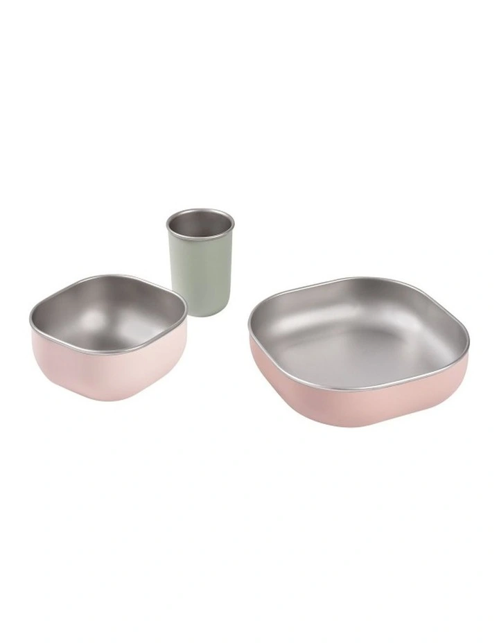 Stainless Steel Meal Set - Clay image 2
