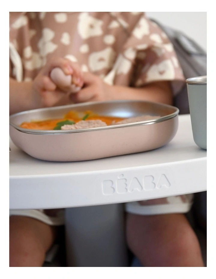 Stainless Steel Meal Set in Clay 3 Pack image 3