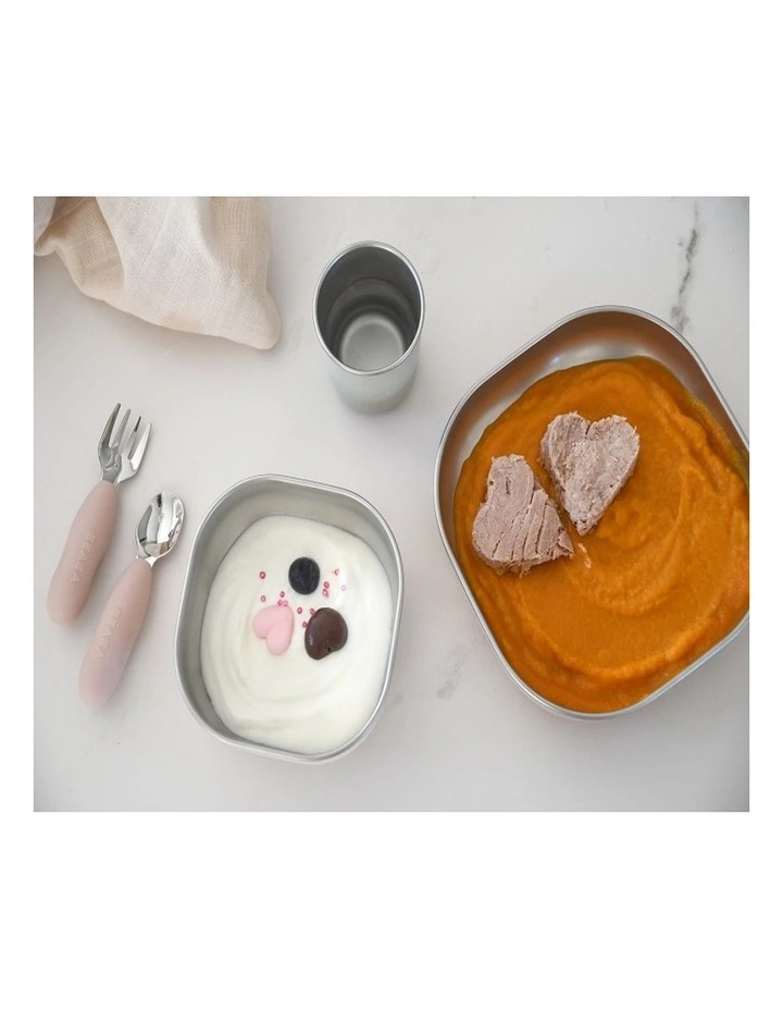 Stainless Steel Meal Set - Clay image 4