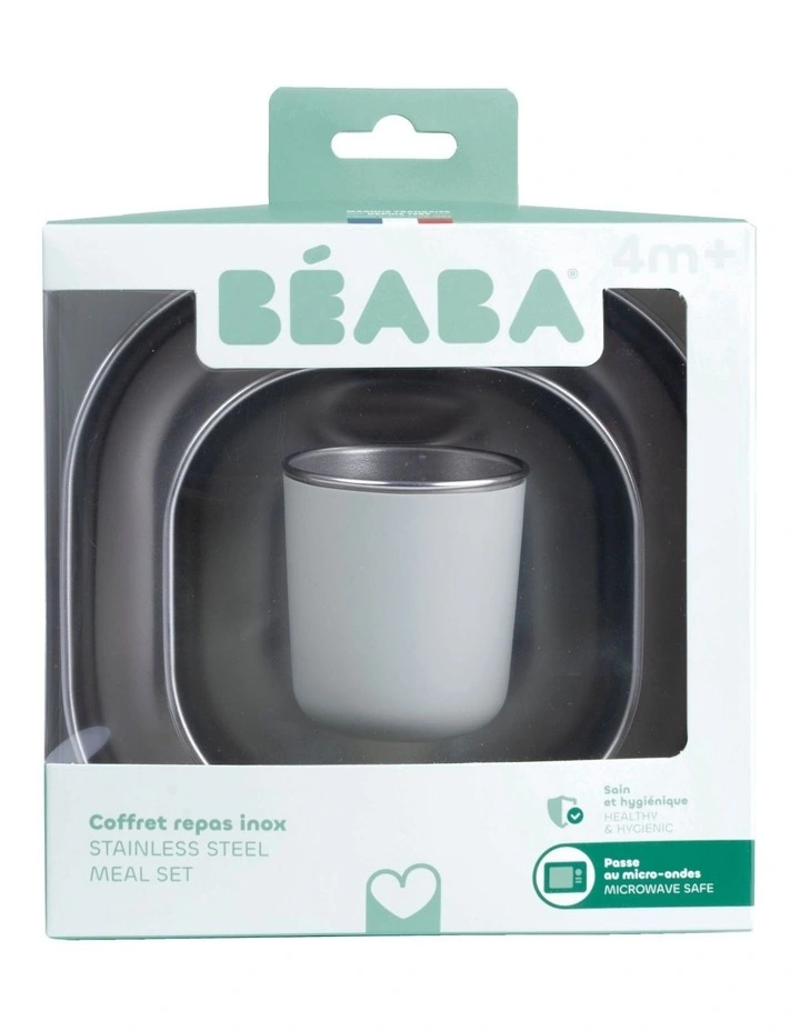 Stainless Steel Meal Set in Clay 3 Pack image 6