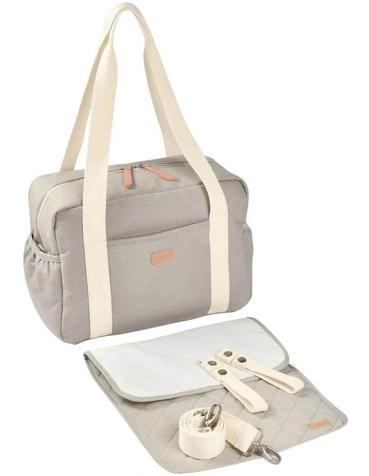 Paris Nappy Bag - Pearl Grey image 3