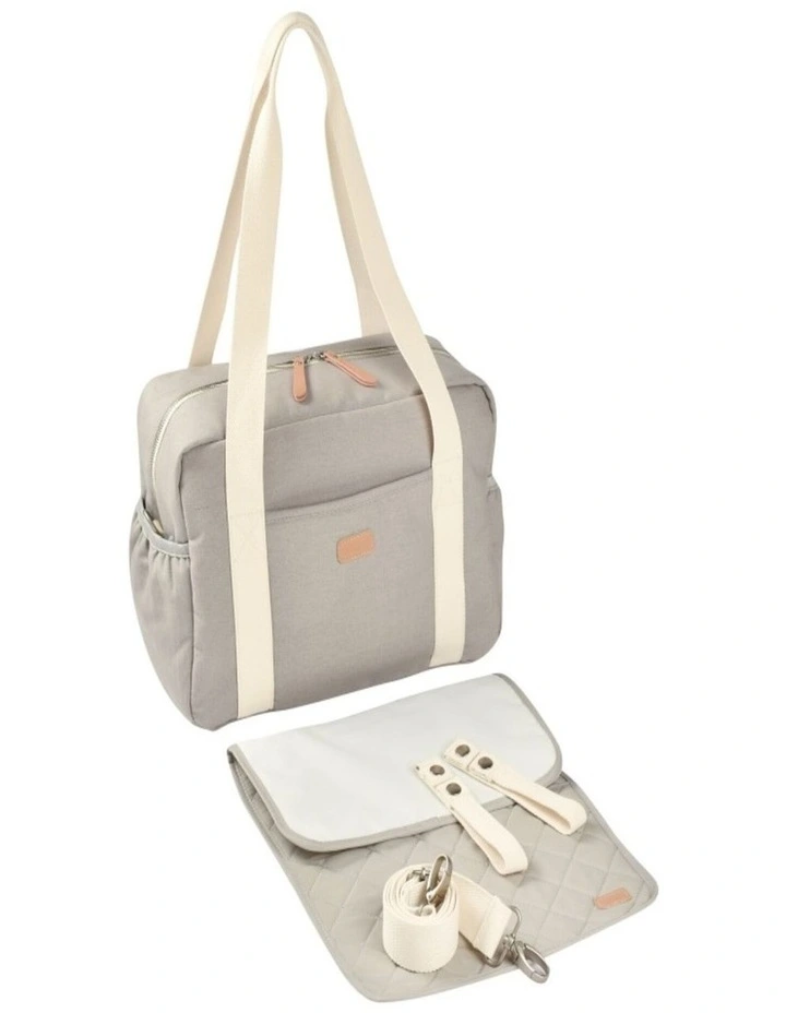Paris Nappy Bag - Pearl Grey image 4