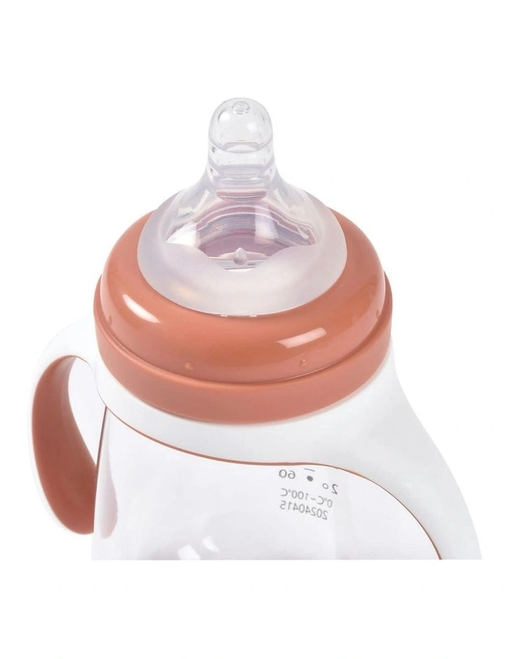 2 in 1 Bottle to Sippy Learning Cup 210ml - Terracotta image 4