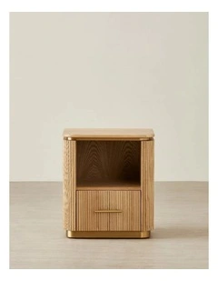 San Pierre Kids Light Brown Ash Veneer Bedside Table