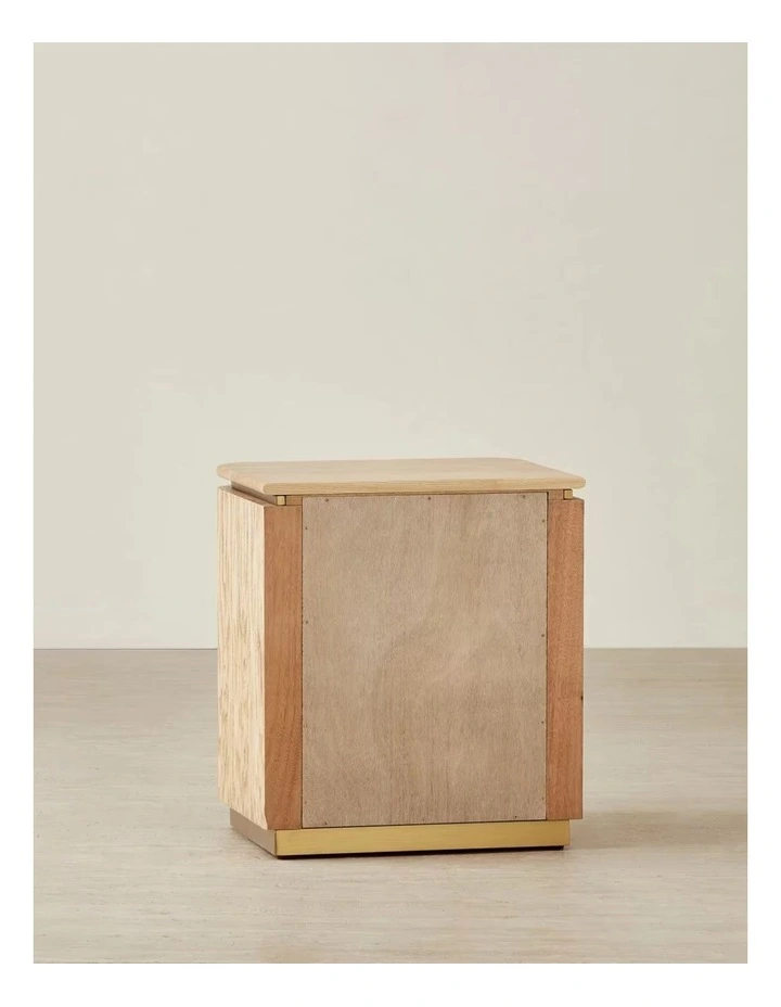 San Pierre Kids Light Brown Ash Veneer Bedside Table image 3