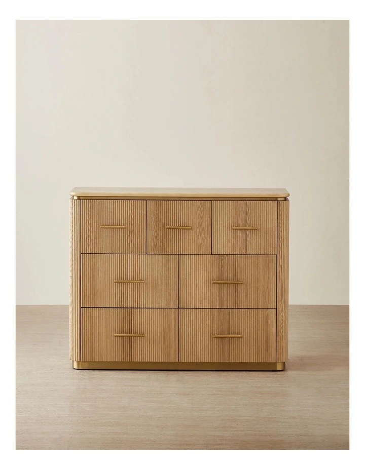 San Pierre Kids Light Brown Ash Veneer Dresser image 1
