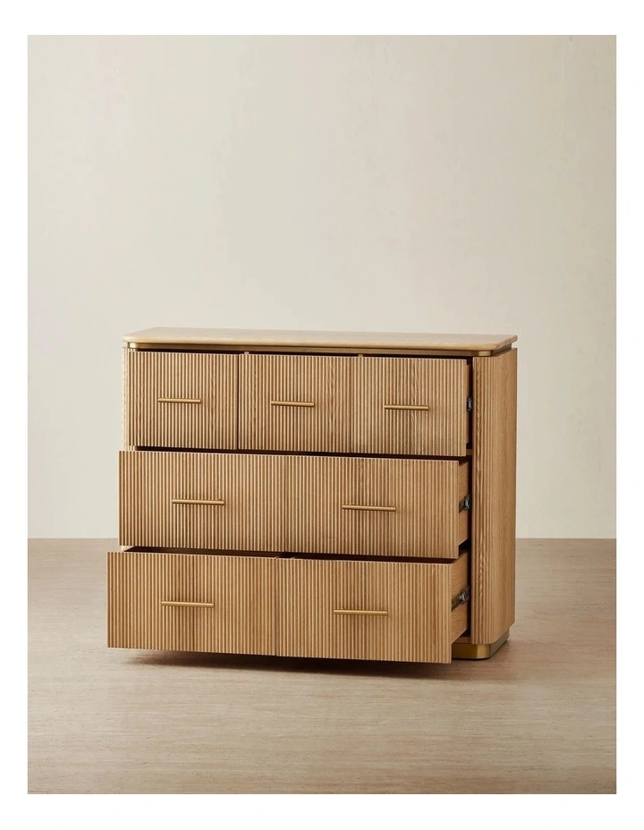 San Pierre Kids Light Brown Ash Veneer Dresser image 3