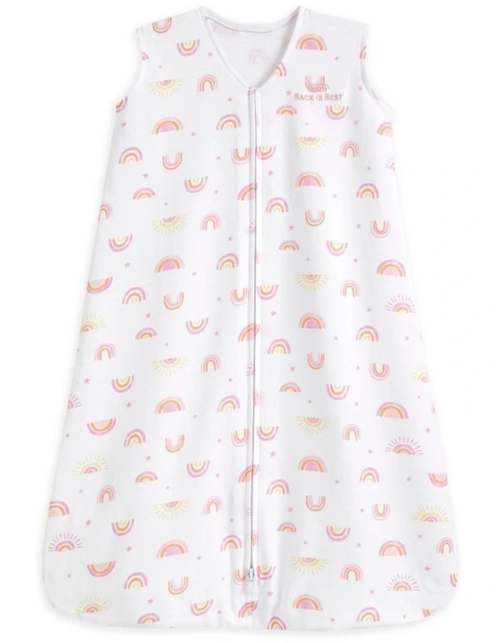 Halo Sleepsack Infant Cotton Bedding 0.5 Tog Rainbow Pink 6-18m image 1