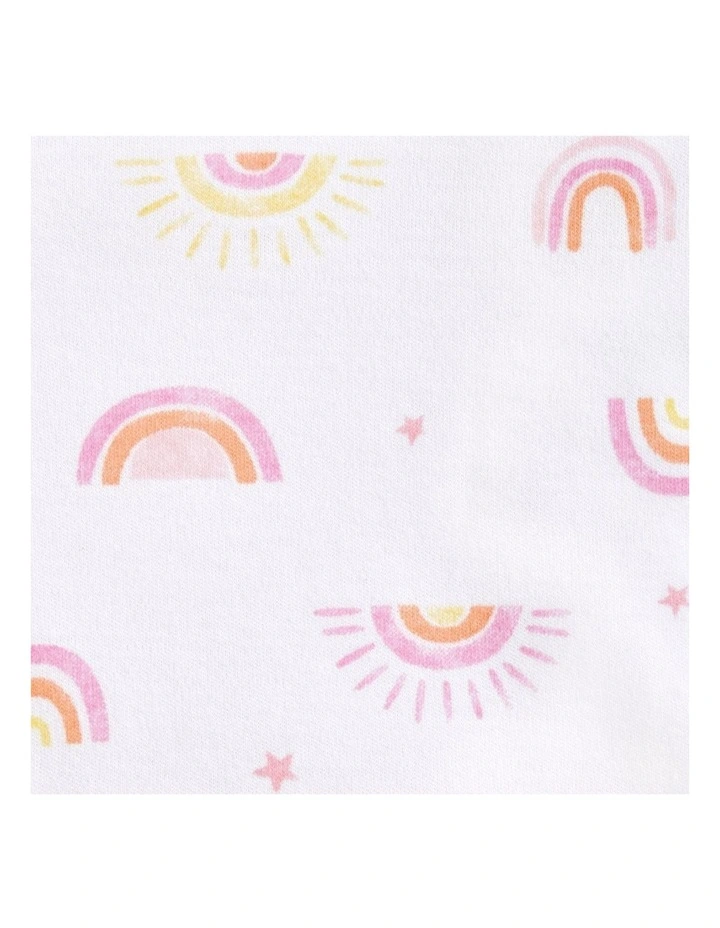 Halo Sleepsack Infant Cotton Bedding 0.5 Tog Rainbow Pink 6-18m image 3
