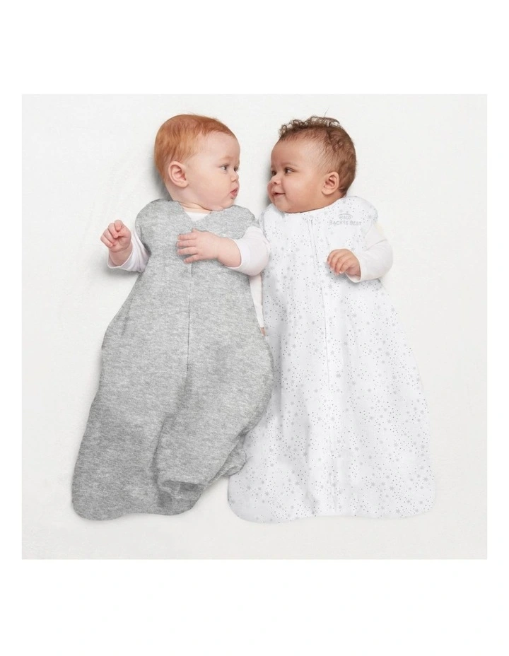 Halo Sleepsack Infant Cotton Bedding 0.5 Tog Heather Grey 6-18m image 5