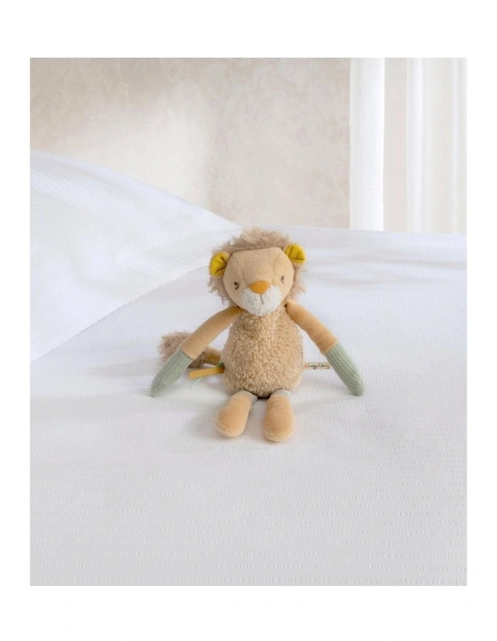 Mamas & Papas Babyplay Sensory Activity Toy Beanie Lenny Lion Soft 0m  image 2