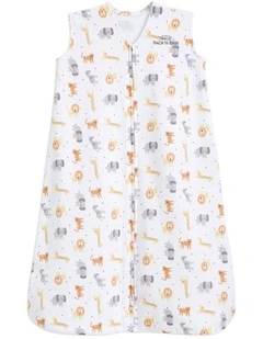 Halo Sleepsack Infant Cotton Comfortable Bedding 0.5 Tog Jungle 6-18m