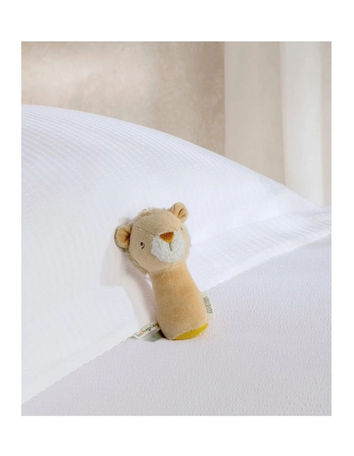 Mamas & Papas Babyplay Mini Rattle Lenny Lion Soft Sensory Baby Toy 0m  image 2