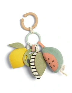 Mamas & Papas Babyplay Activity Linkie Toy Fruit Sensory Teether Baby 0m 