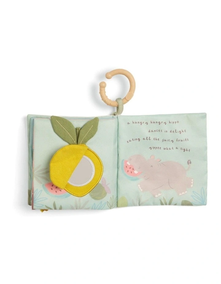 Mamas & Papas Babyplay Safari Baby Activity Book Sensory C-Ring Teether 0m  image 2