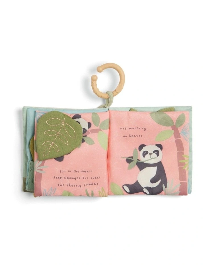 Mamas & Papas Babyplay Safari Baby Activity Book Sensory C-Ring Teether 0m  image 3