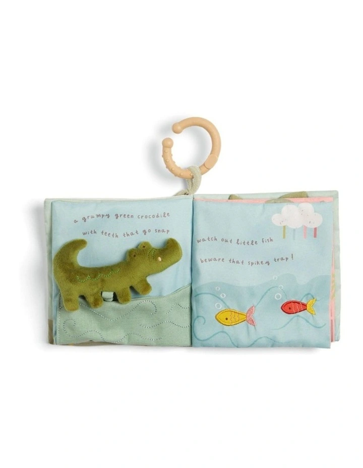 Mamas & Papas Babyplay Safari Baby Activity Book Sensory C-Ring Teether 0m  image 5