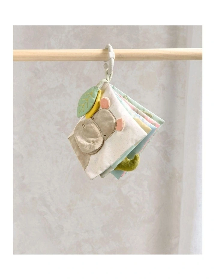 Mamas & Papas Babyplay Safari Baby Activity Book Sensory C-Ring Teether 0m  image 6