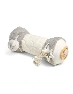 Mamas & Papas Tummy Time Roll Welcome to the World Plush Sensory Toy 0m 