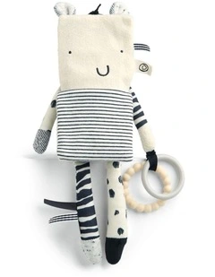 Mamas & Papas x Another Fox Zebra Activity Toy Soft Sensory Play 0m 