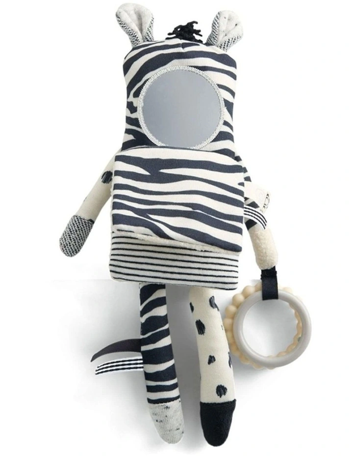 Mamas & Papas x Another Fox Zebra Activity Toy Soft Sensory Play 0m  image 2