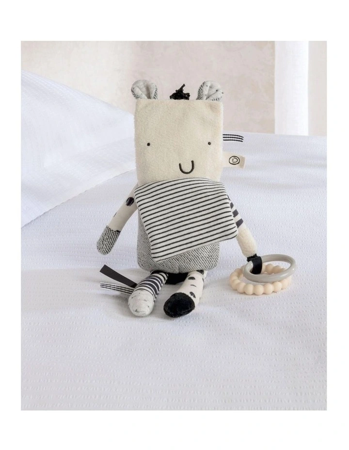 Mamas & Papas x Another Fox Zebra Activity Toy Soft Sensory Play 0m  image 5