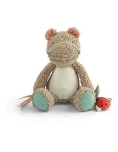 Mamas & Papas Babyplay Sensory Activity Baby Toy Henry Hippo Soft 0m 