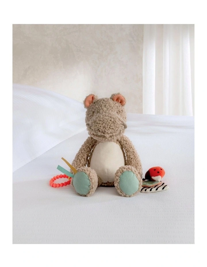 Mamas & Papas Babyplay Sensory Activity Baby Toy Henry Hippo Soft 0m  image 4