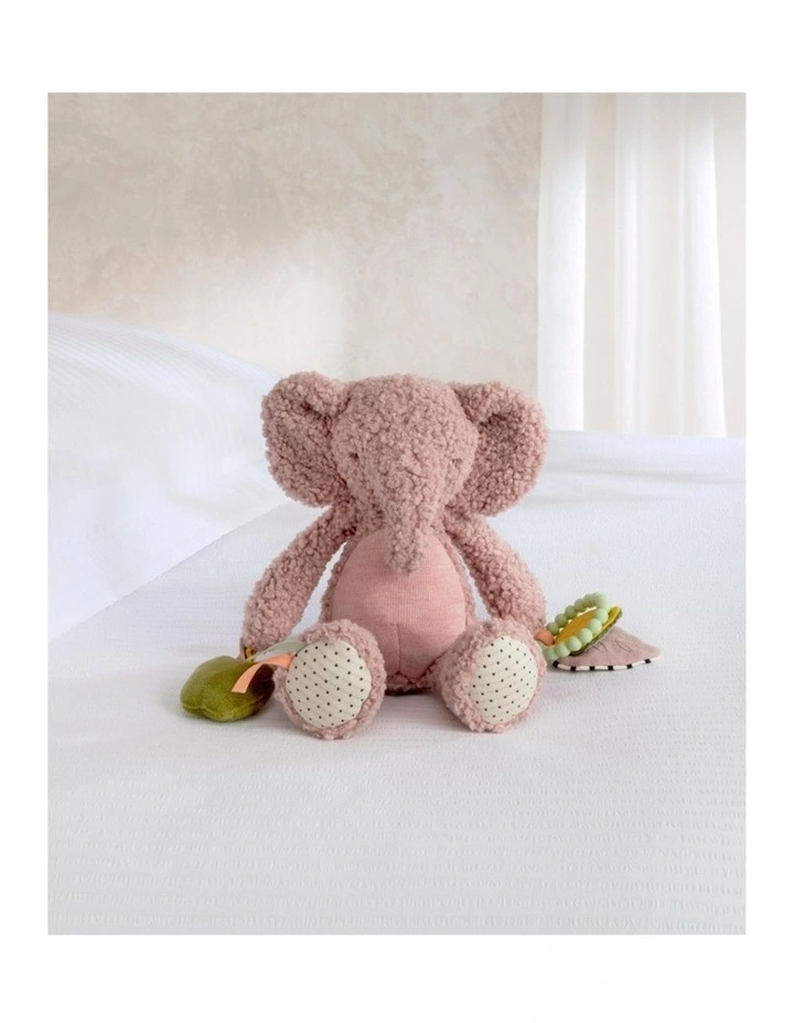 Mamas & Papas Babyplay Sensory Activity Baby Toy Edie Elephant Soft 0m  image 4