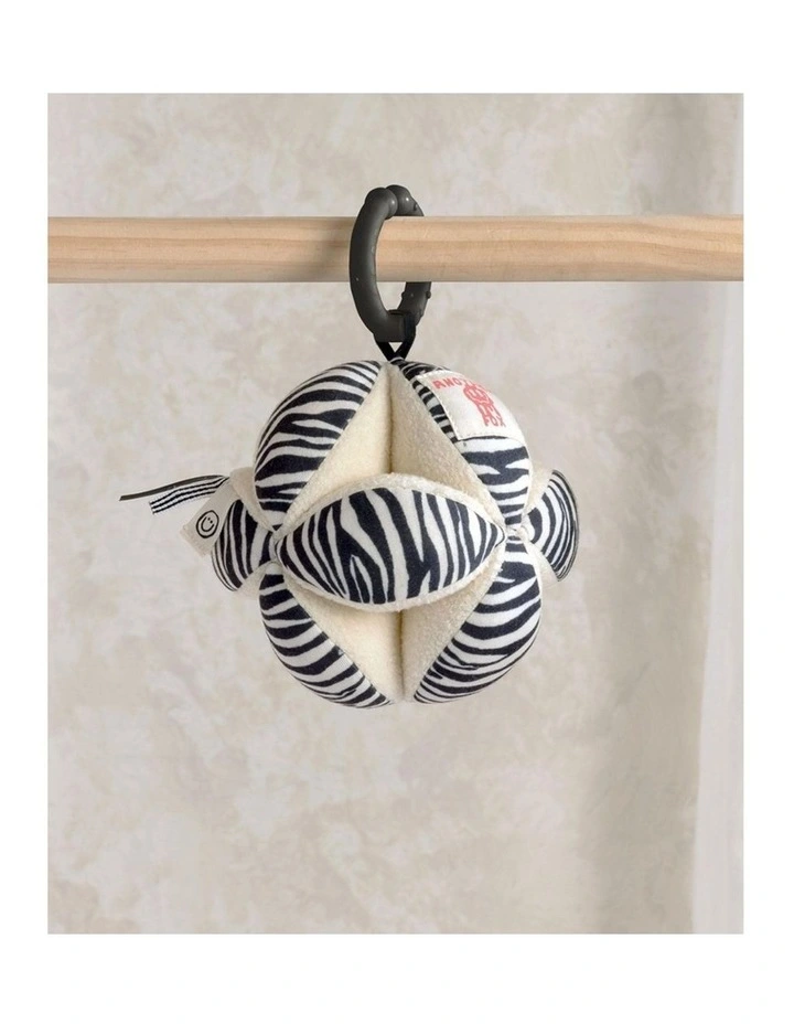 Mamas & Papas x Another Fox Clutch Ball Baby Activity Toy With Teether 0m  image 2