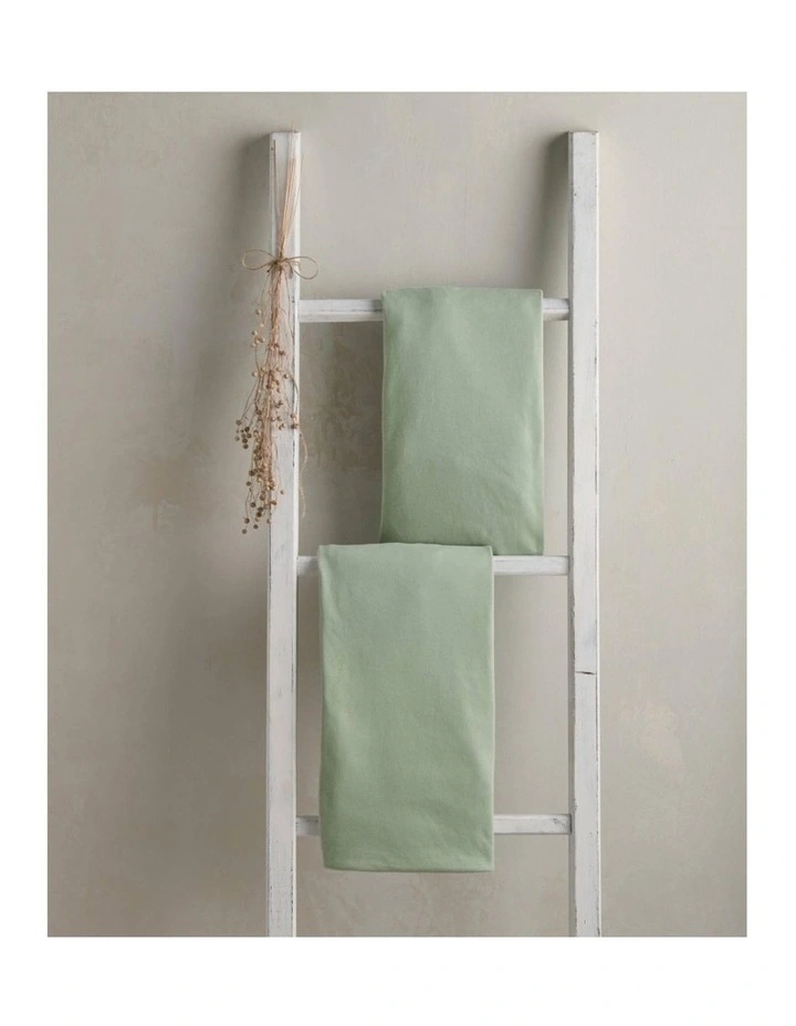 2pc Mamas & Papas Cotbed Cotton Fitted Sheets Bedding Set Sage image 5